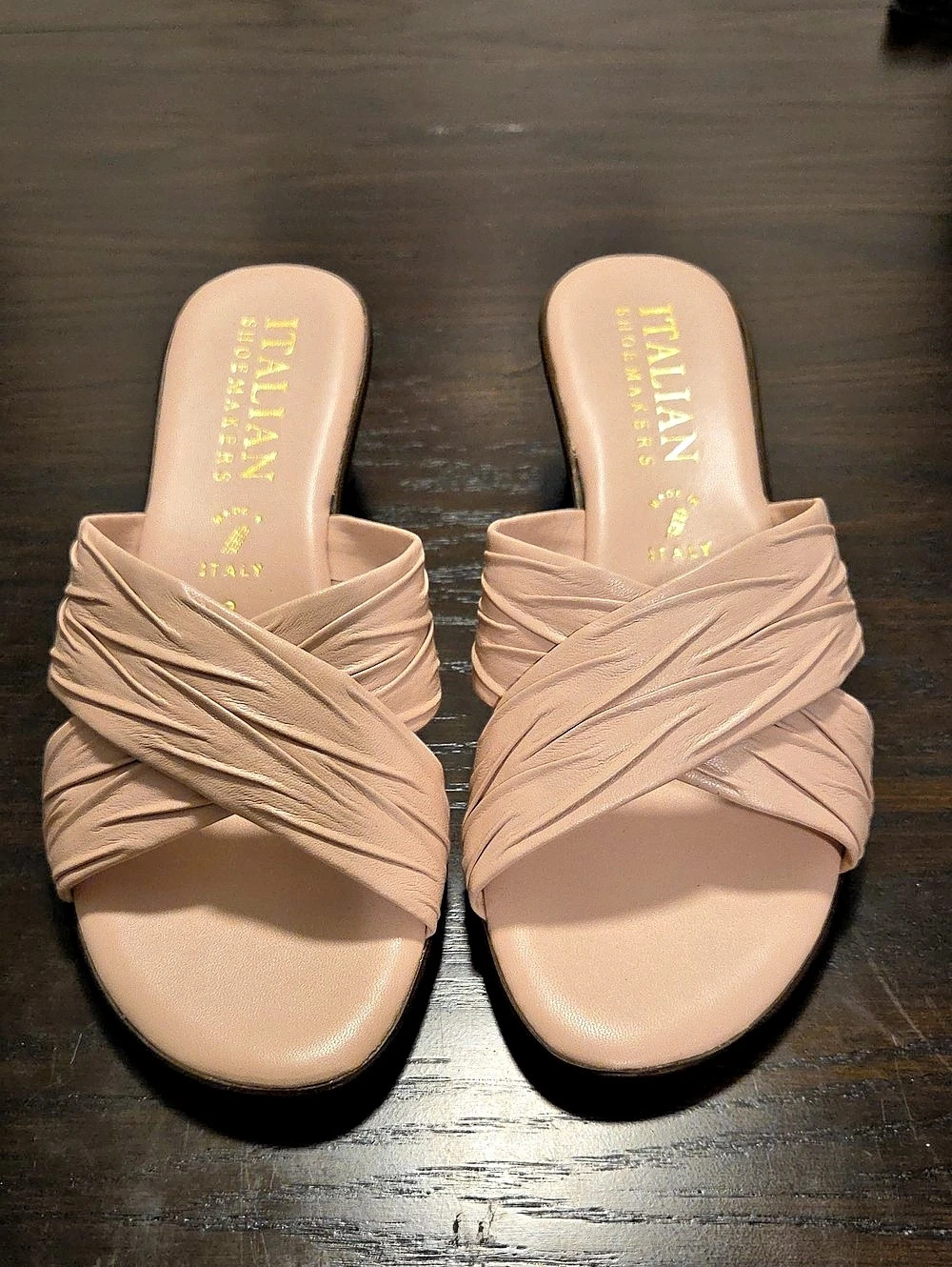 Italian Shoemakers Pink Strappy Heeled Sandals US 8
